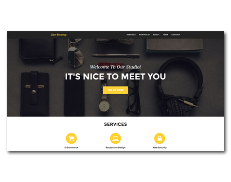 Sitecake Agency Template Hosting