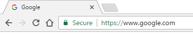 Green Secure Address Bar