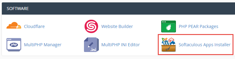 Softaculous App Installer