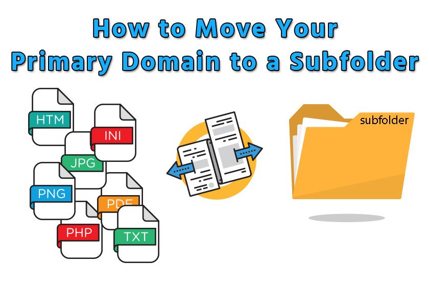 Move Primary Domain to Subfolder